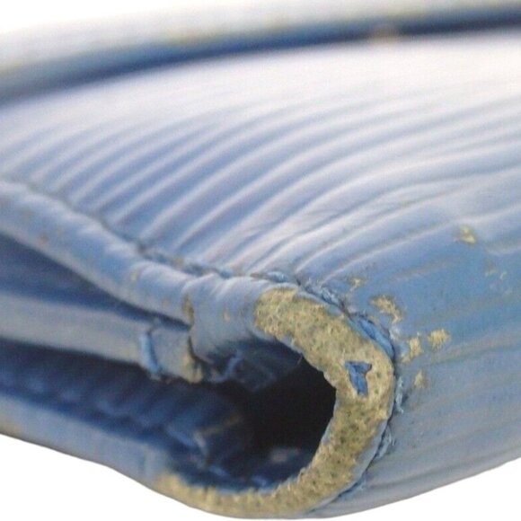 134160AB Louis Vuitton Wallet Blue Epi Leather - Picture 9 of 13